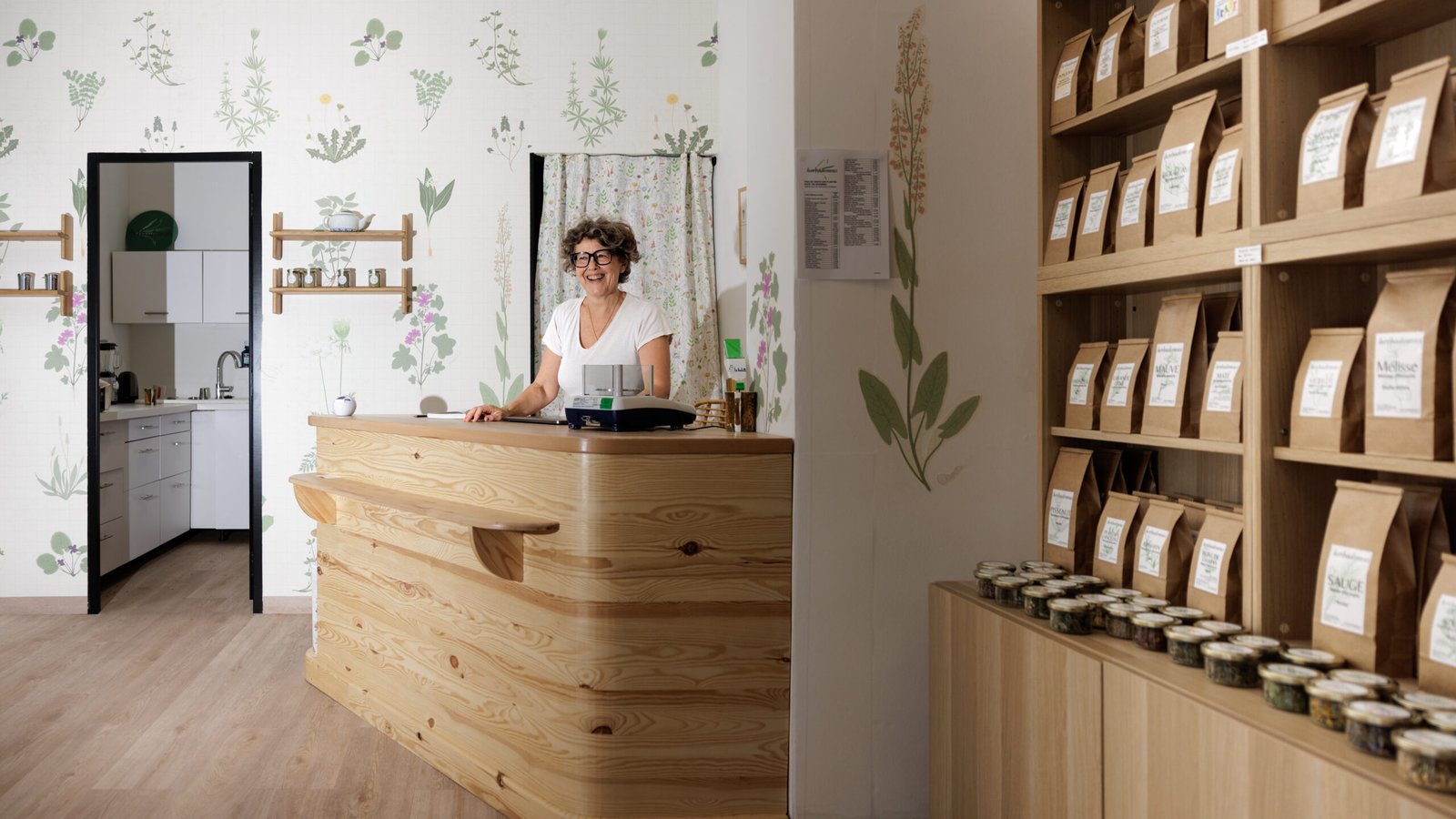 l'intérieur de la boutique